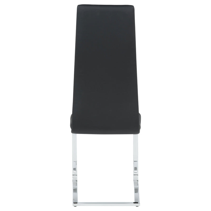 Montclair Upholstered Dining Side Chair Black (Set of 4)