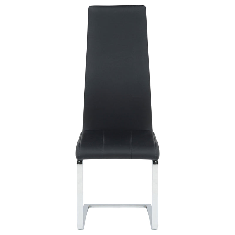Montclair Upholstered Dining Side Chair Black (Set of 4)