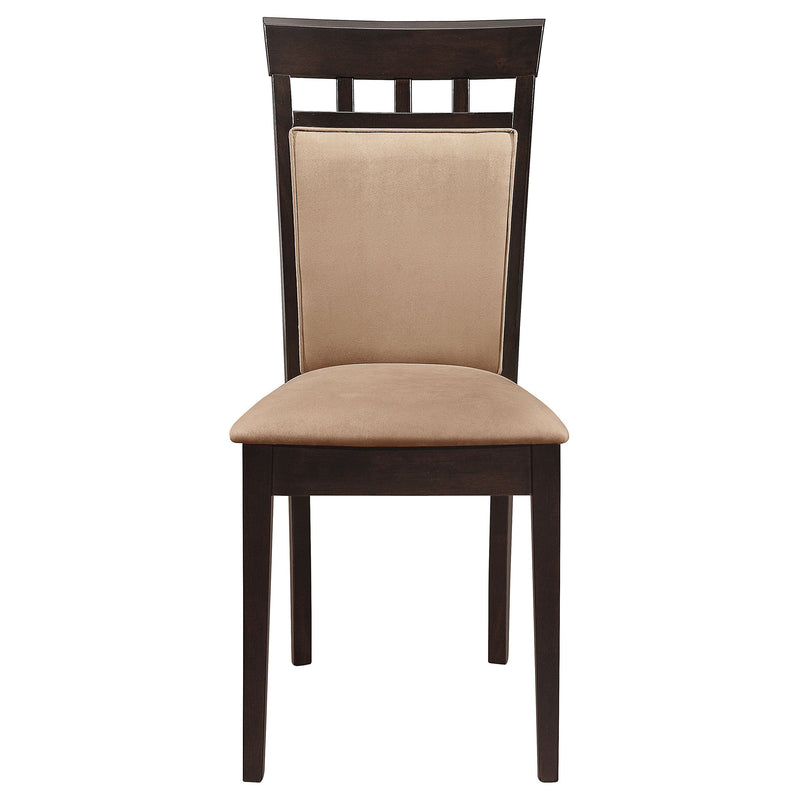 Gabriel Closed Back Dining Side Chair Cappuccino (Set of 2)