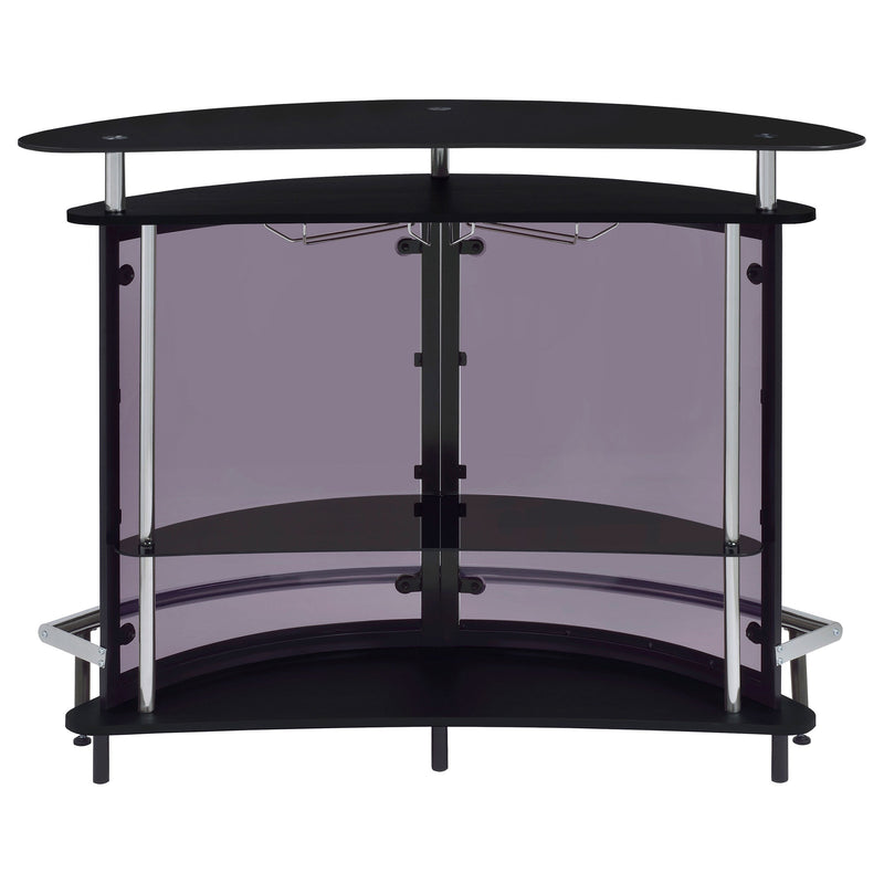 Amarillo Freestanding Glass Top Home Bar Wine Cabinet