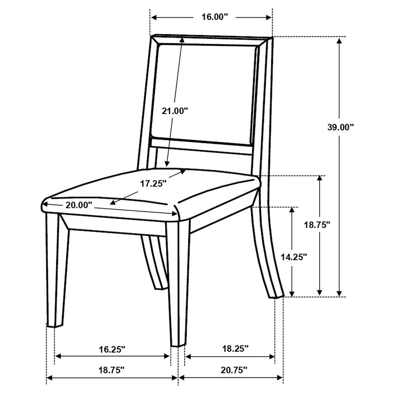 Louise Rectangular Extension Leaf Dining Set