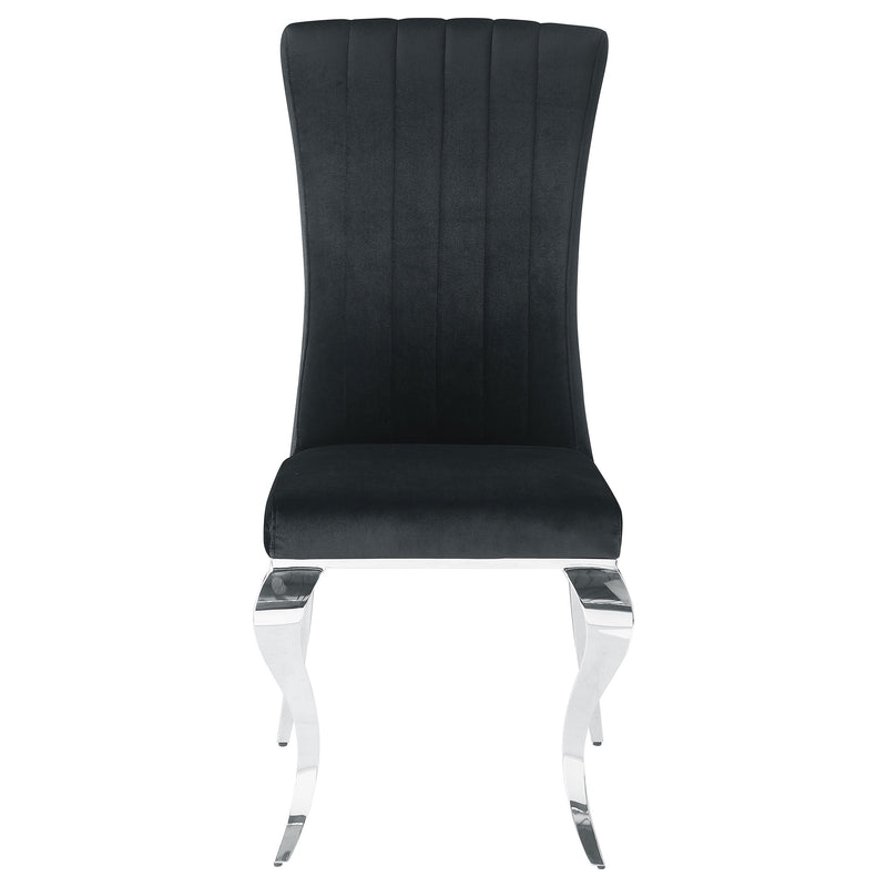 Betty Velvet Upholstered Dining Side Chair (Set of 4)