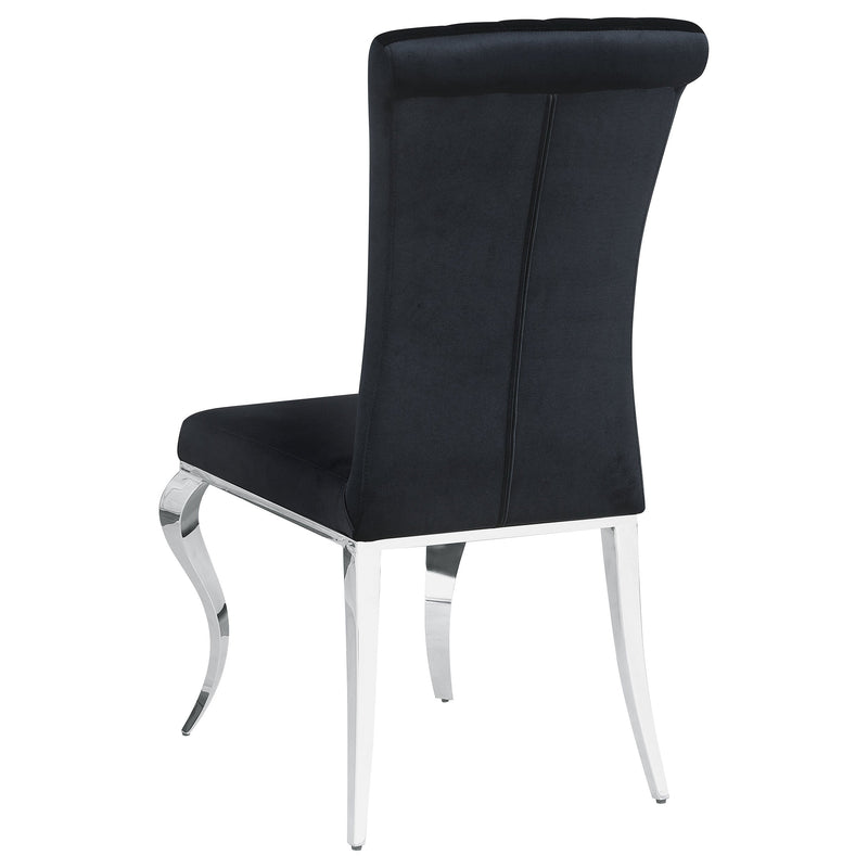 Betty Velvet Upholstered Dining Side Chair (Set of 4)
