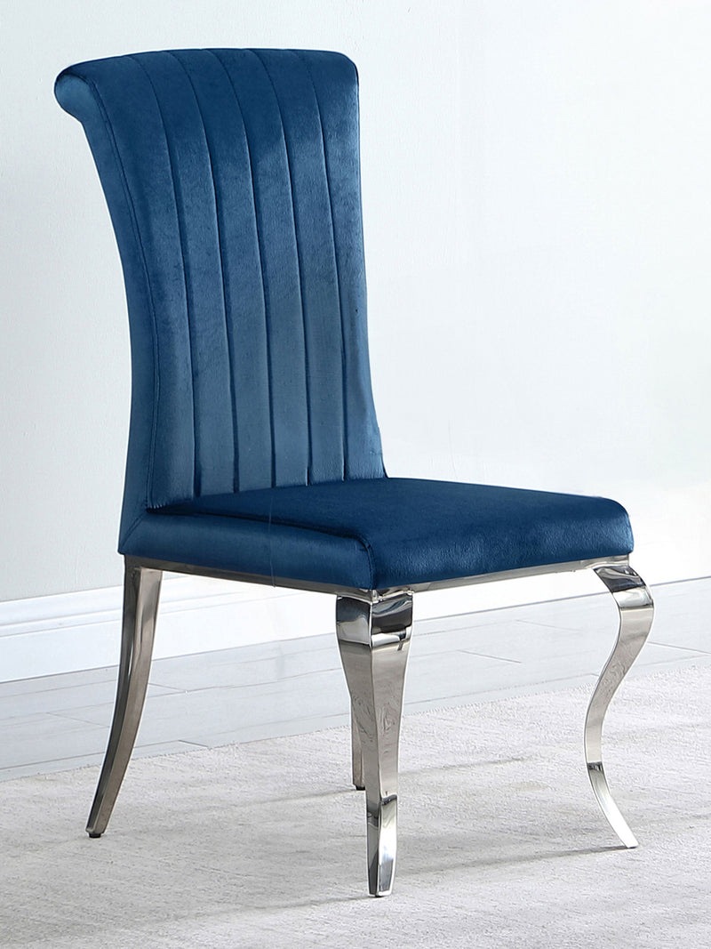 Betty Velvet Upholstered Dining Side Chair (Set of 4)