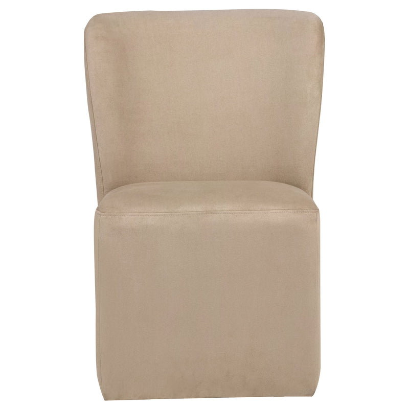 Jaelynn Upholstered Parsons Dining Side Chair Beige (Set of 2)