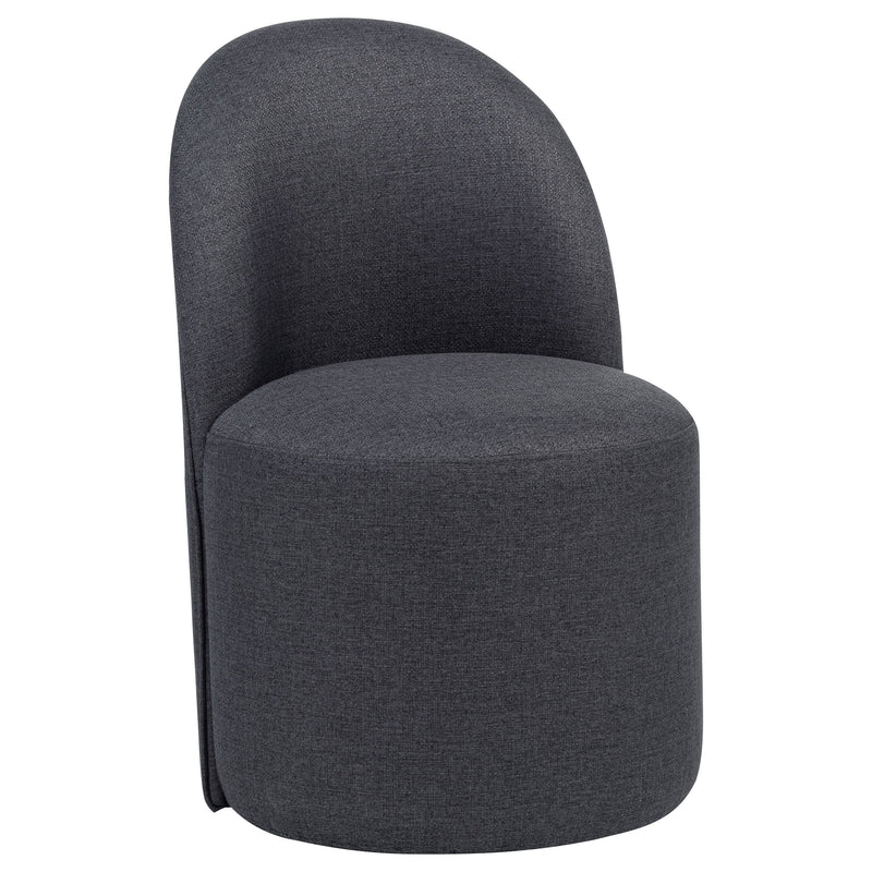 Aubrey Upholstered Barrel Dining Side Chair Beige (Set of 2)