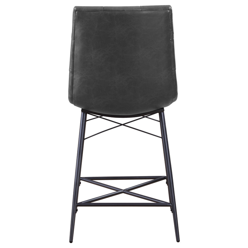 Aiken Upholstered Tufted Counter Chair (Set of 2)