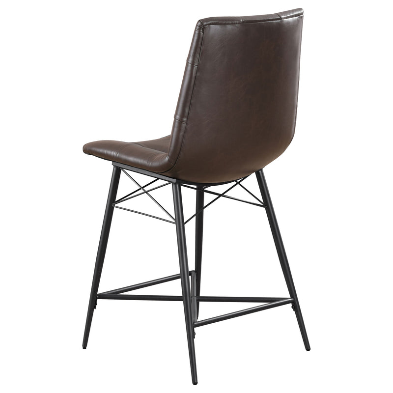 Aiken Upholstered Tufted Counter Chair (Set of 2)