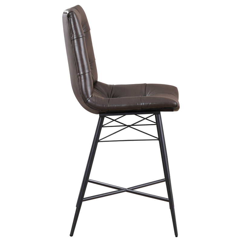 Aiken Upholstered Tufted Counter Chair (Set of 2)