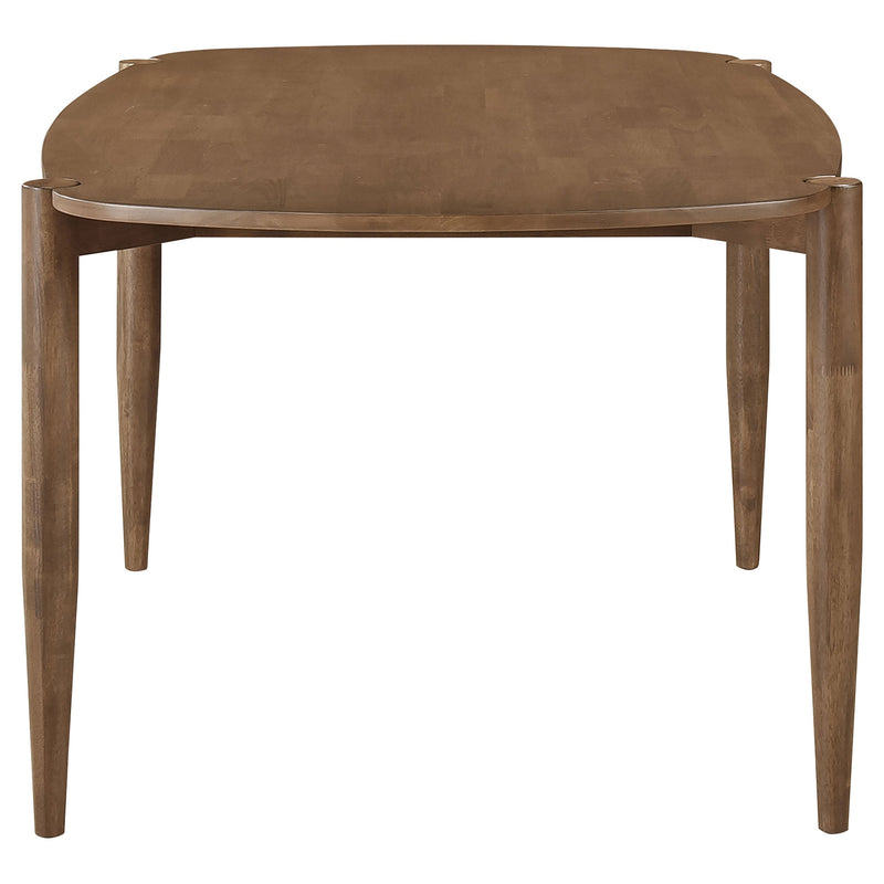 Dortch Oval Solid Wood Dining Set Walnut