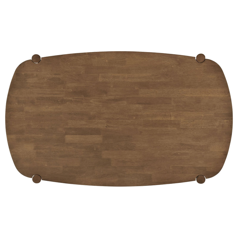 Dortch Oval 63-inch Solid Wood Dining Table Walnut