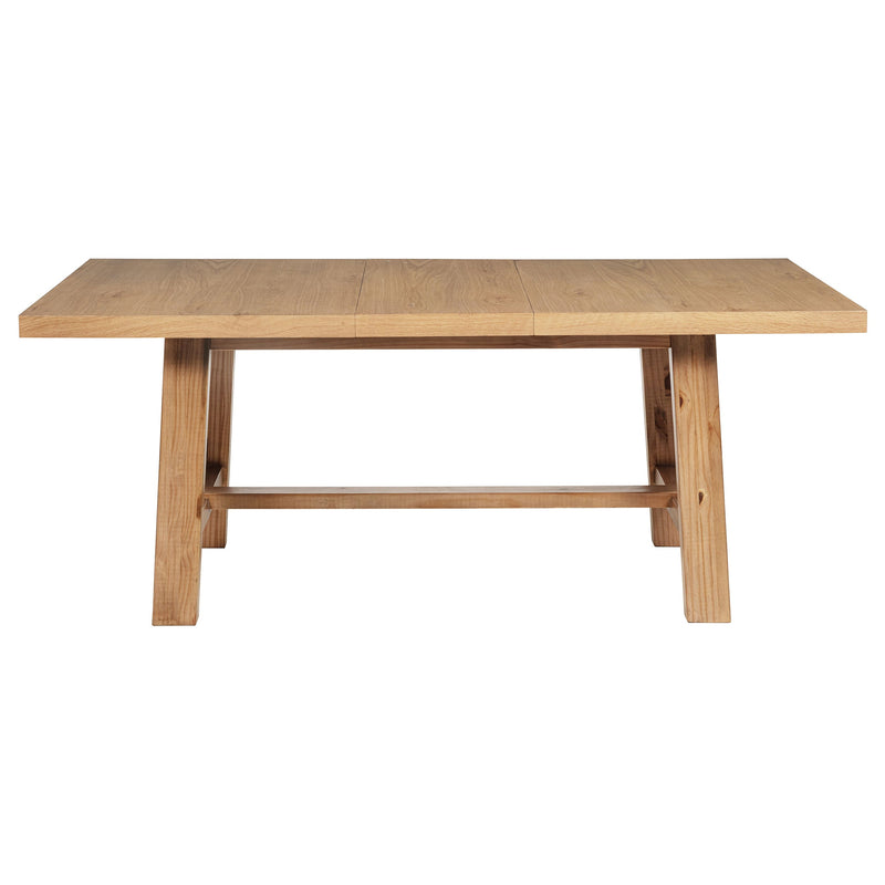 Middleton Extension Leaf Dining Set Natural Brown
