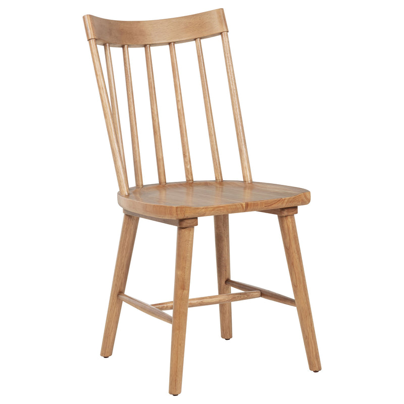 Middleton Extension Leaf Dining Set Natural Brown