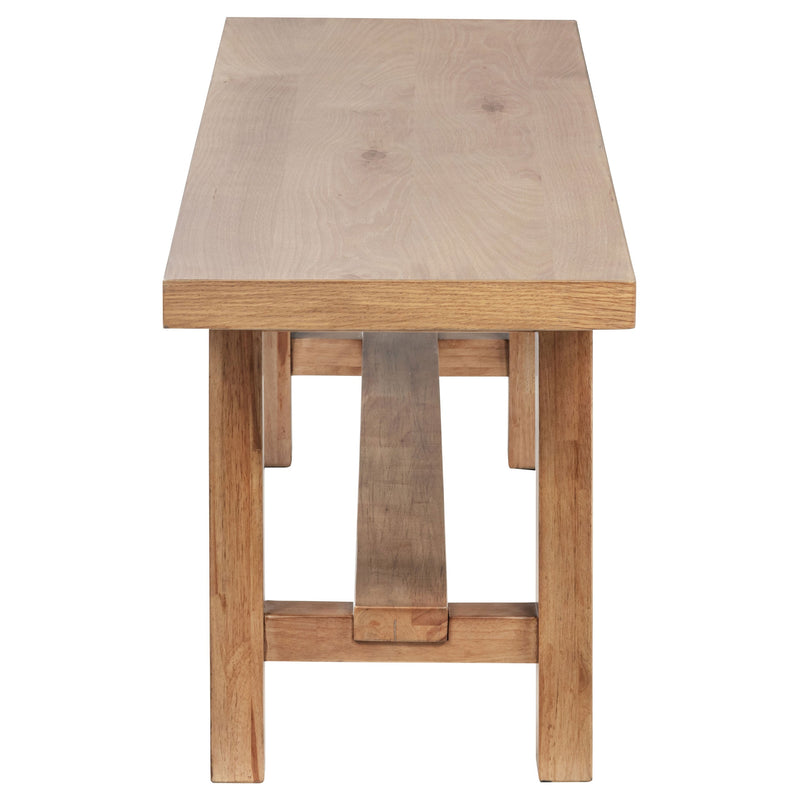 Middleton Extension Leaf Dining Set Brown and Beige