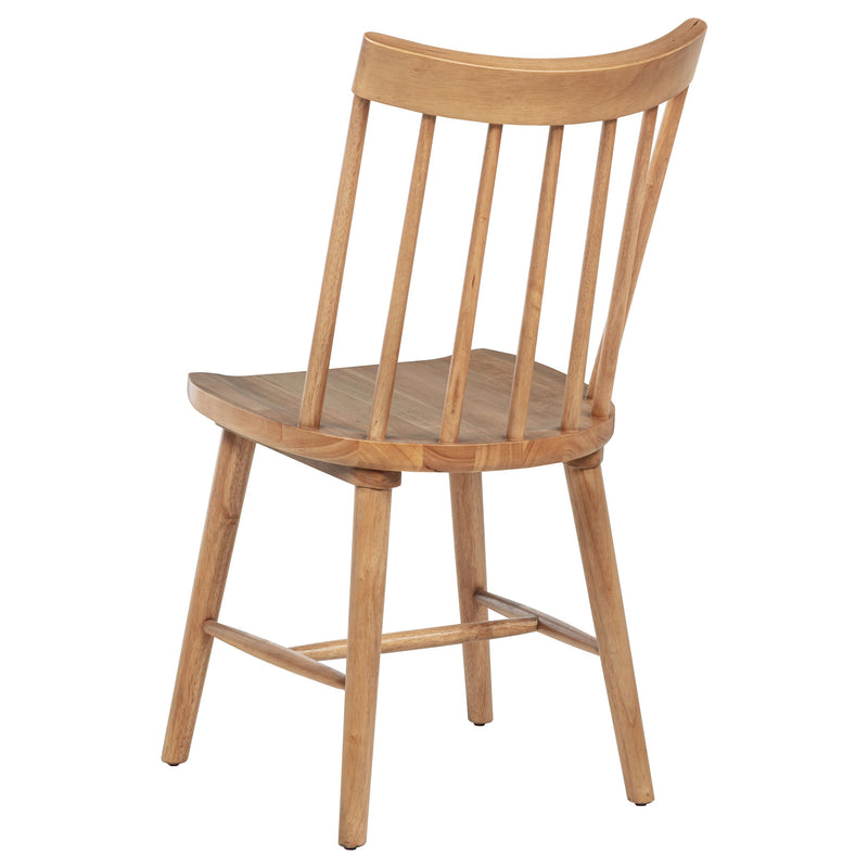 Middleton Extension Leaf Dining Set Natural Brown