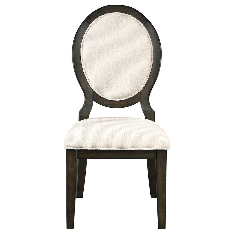 Twyla Round Wood Dining Room Table Set Dark Cocoa
