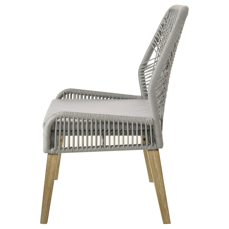 Nakia Woven Rope Dining Side Chairs (Set of 2)