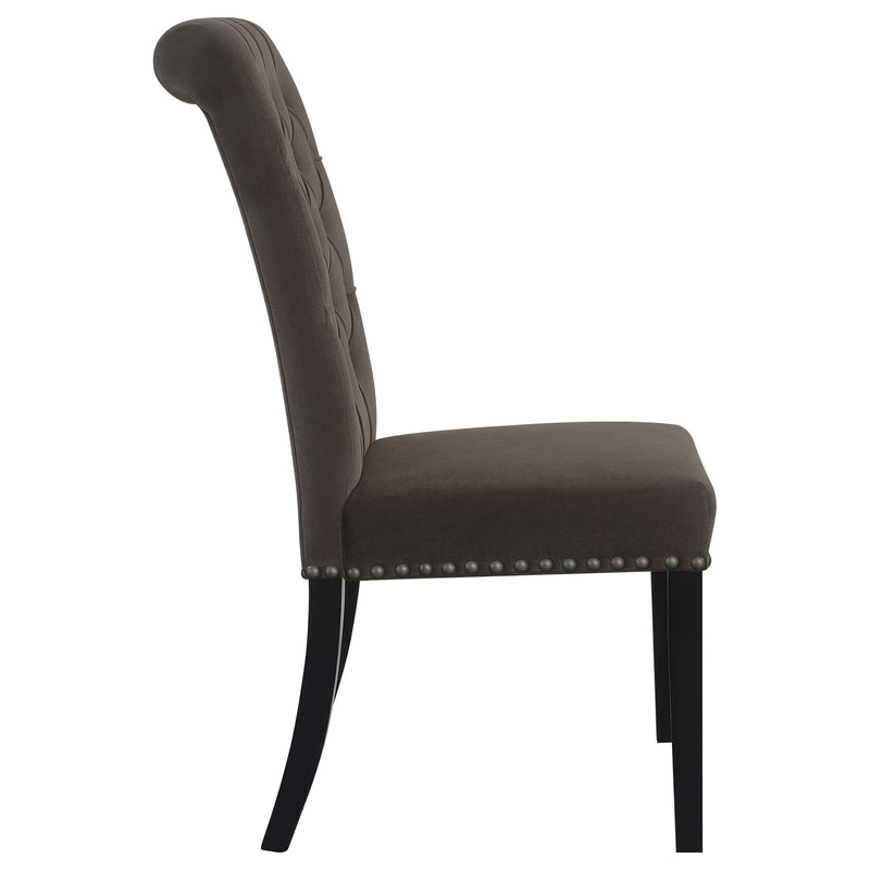 Alana Fabric Upholstered Dining Side Chair (Set of 2)