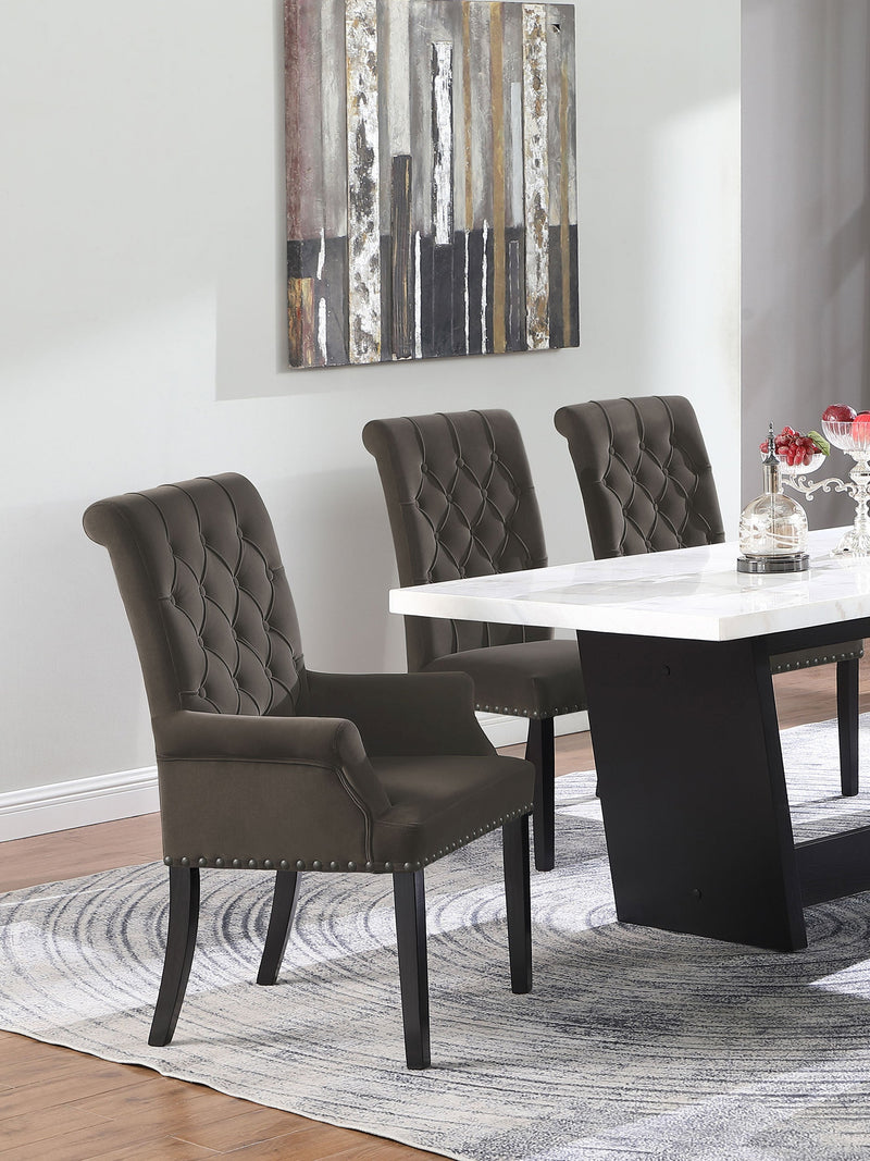 Alana Fabric Upholstered Dining Arm Chair