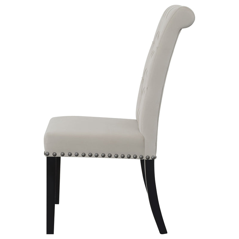 Alana Fabric Upholstered Dining Side Chair (Set of 2)