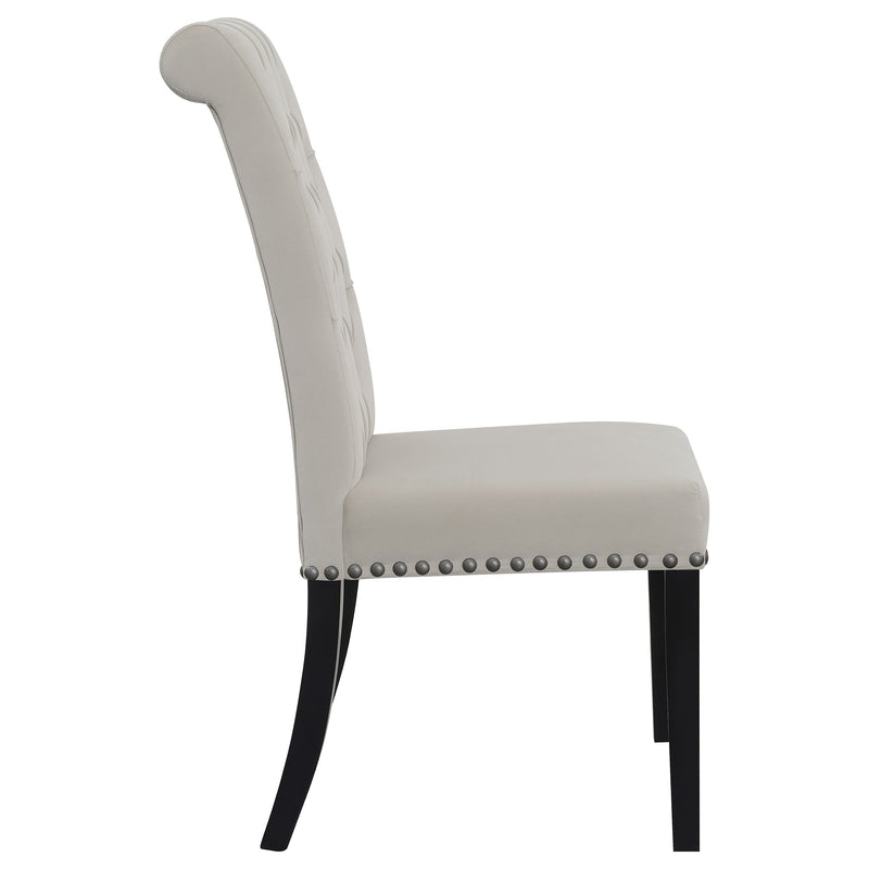 Alana Fabric Upholstered Dining Side Chair (Set of 2)