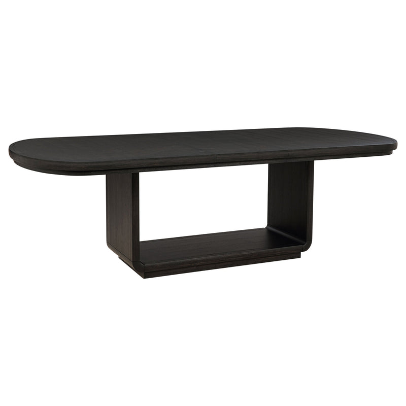 Leandro Rectangular Dining Table Set Burnished