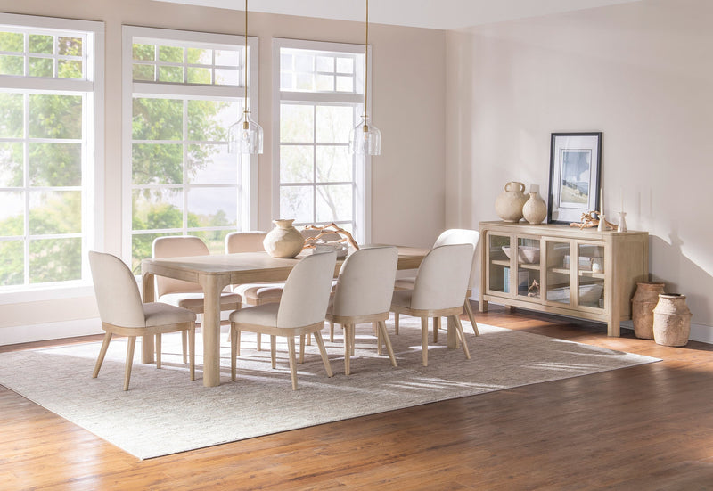 Solano 90-inch Extension Dining Table Weathered Mango