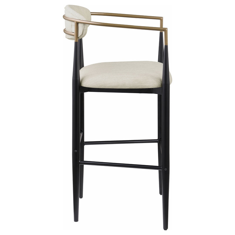 Tina Fabric Upholstered Bar Chair (Set of 2)