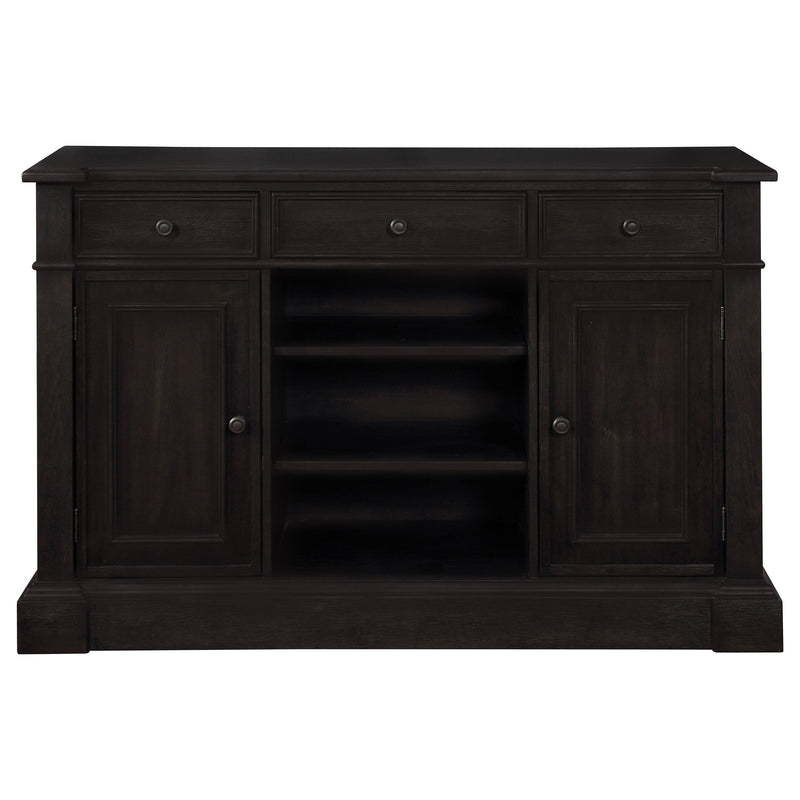 Phelps 2-door Sideboard Buffet Cabinet Distressed Noir