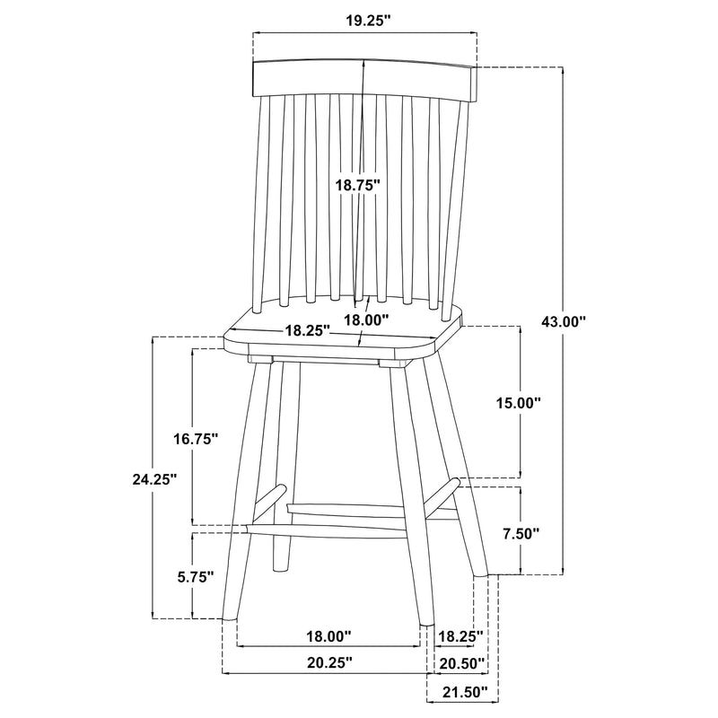 Andrews Round Counter Height Dining Set