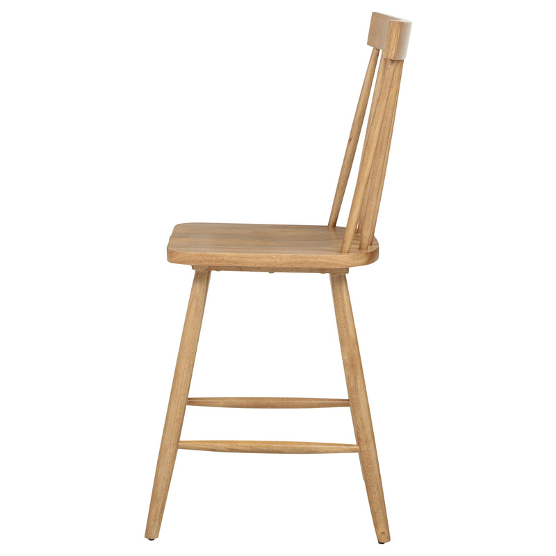 Andrews Windsor Counter Height Dining Side Chair (Set of 2)