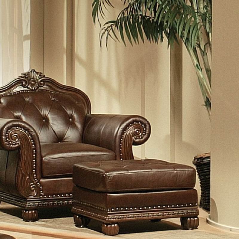 Anondale Bench & Ottoman