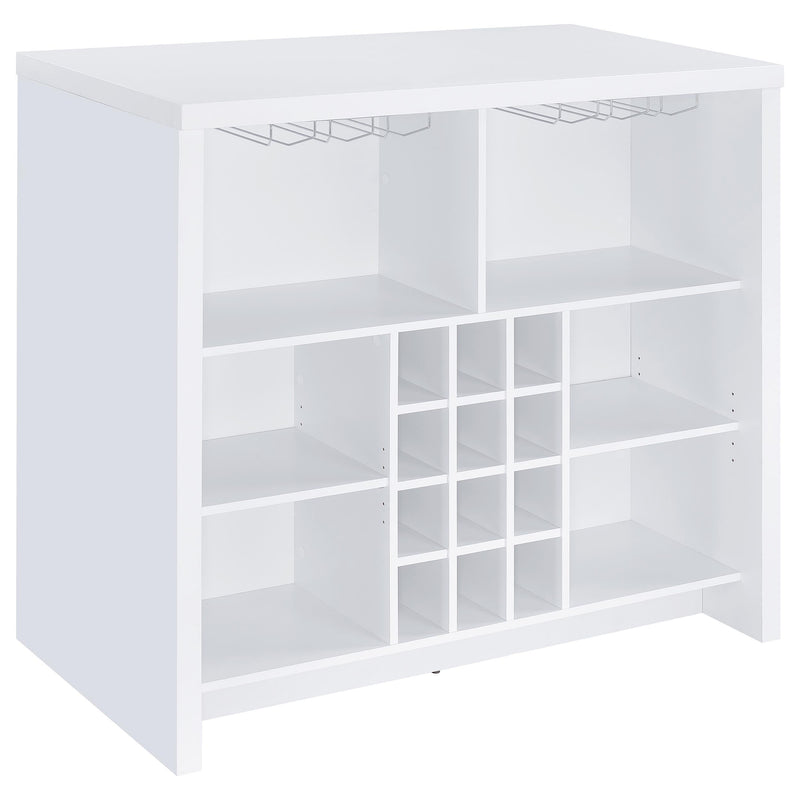 Topanga Engineered Wood Freestanding Home Bar