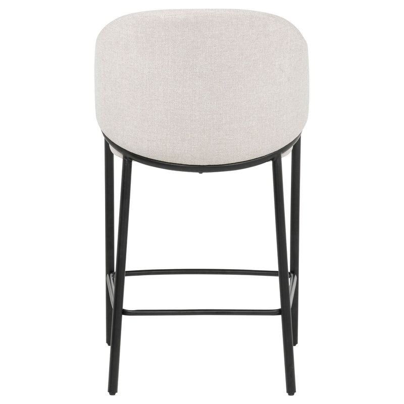Chadwick Fabric Upholstered Counter Height Chair Beige (Set of 2)