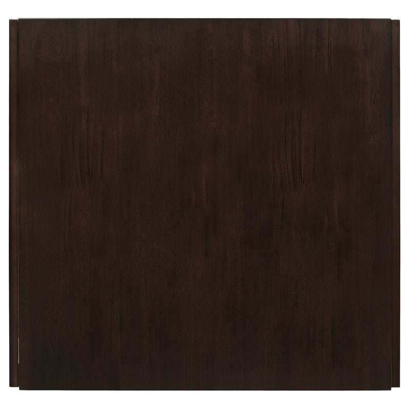 Kelso Rectangular 52-inch Extension Dining Table Cappuccino