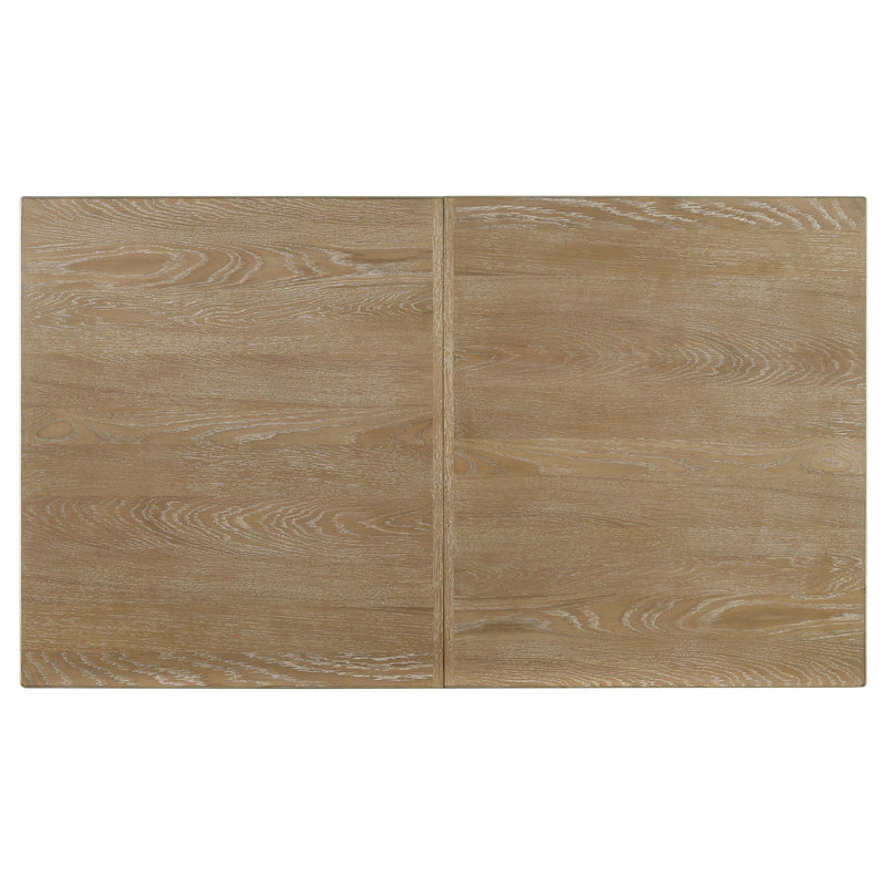 Adina 89-inch Extension Dining Table Distressed Light Brown