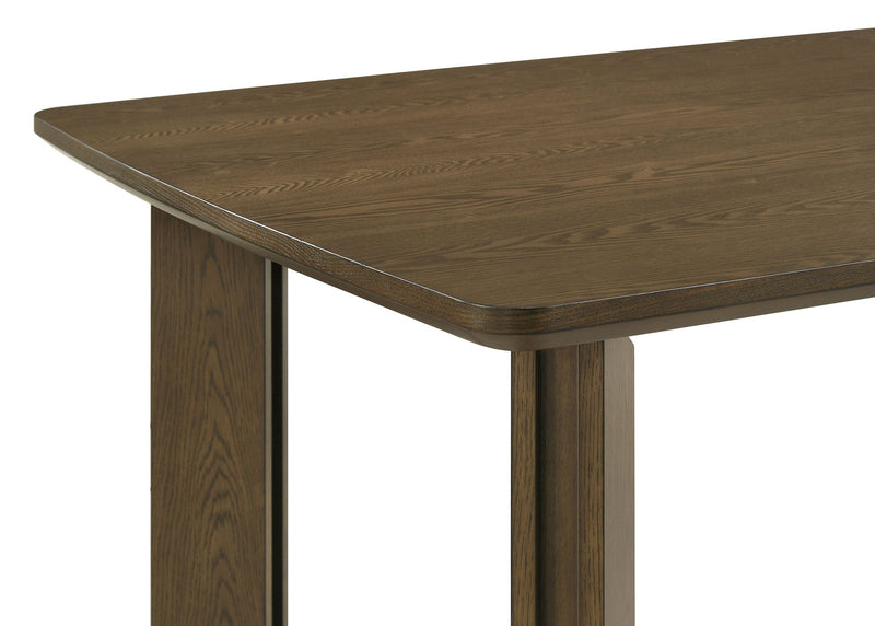 Ottowa Round Wood Dining Room Table Set Brown