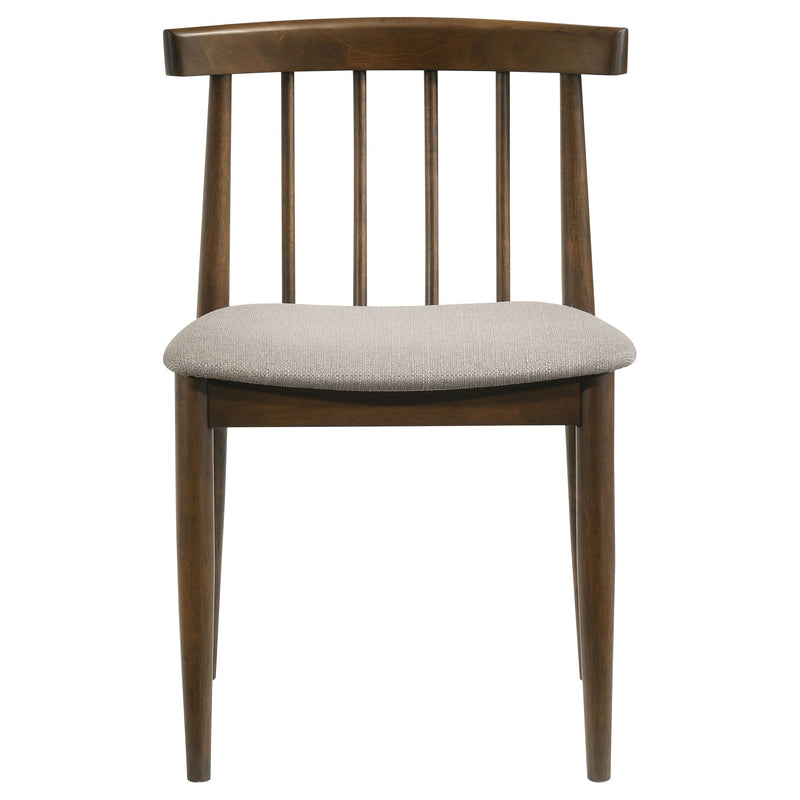 Cullen Dining Side Chair Upholstered Seat Natural Oak (Set of 2)