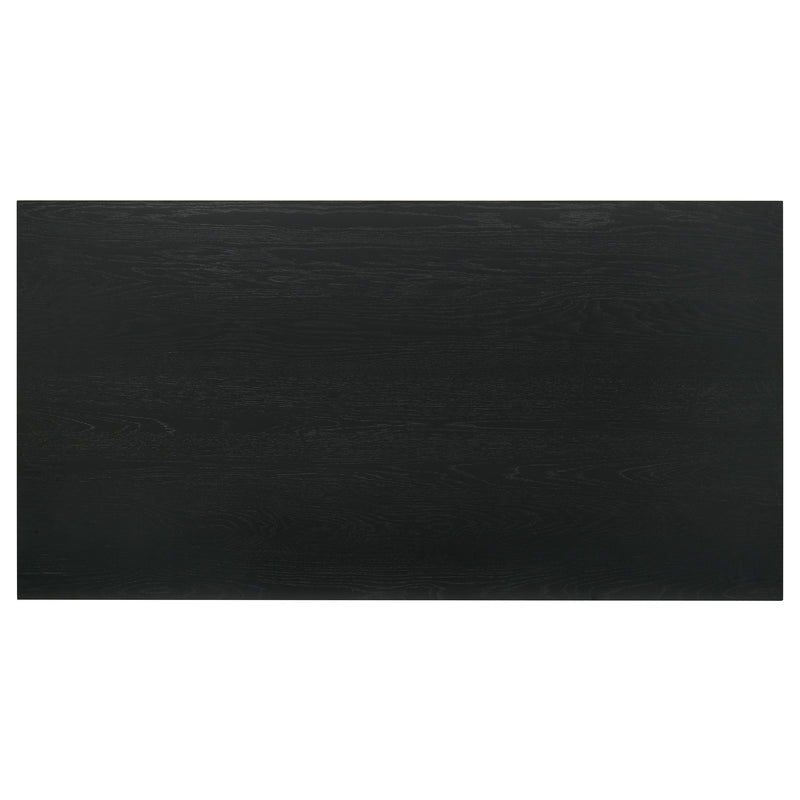 Decker 7-piece 70-inch Rectangular Counter Height Dining Set Black