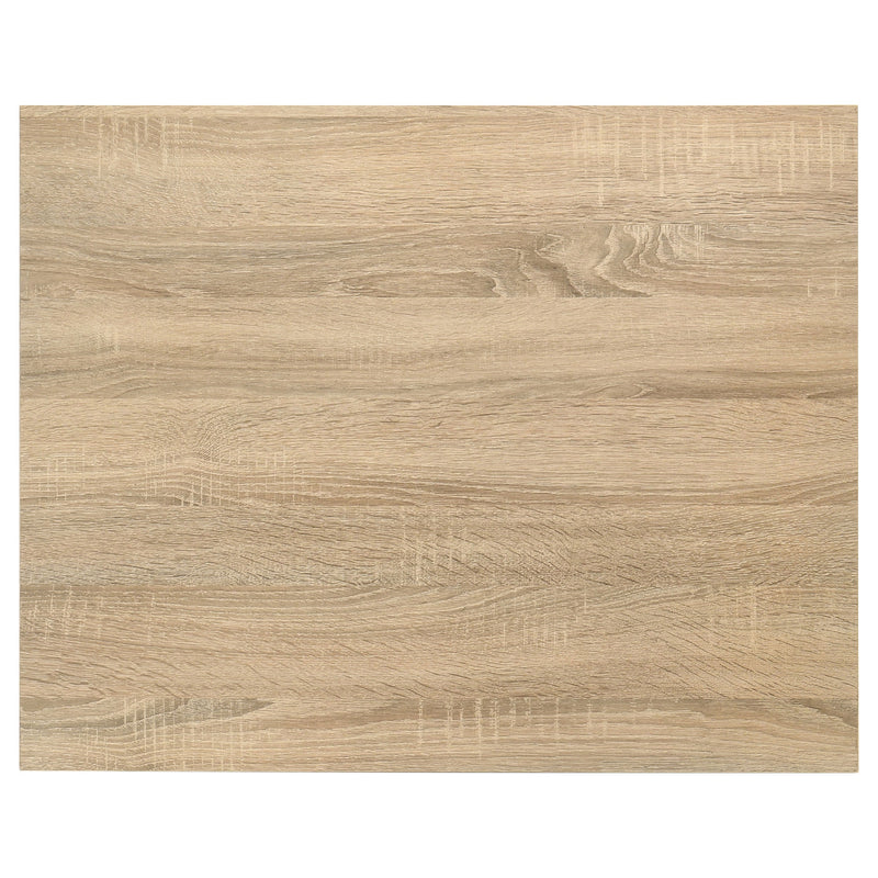 Garza Space Saving Rectangular Dining Table Greige Oak