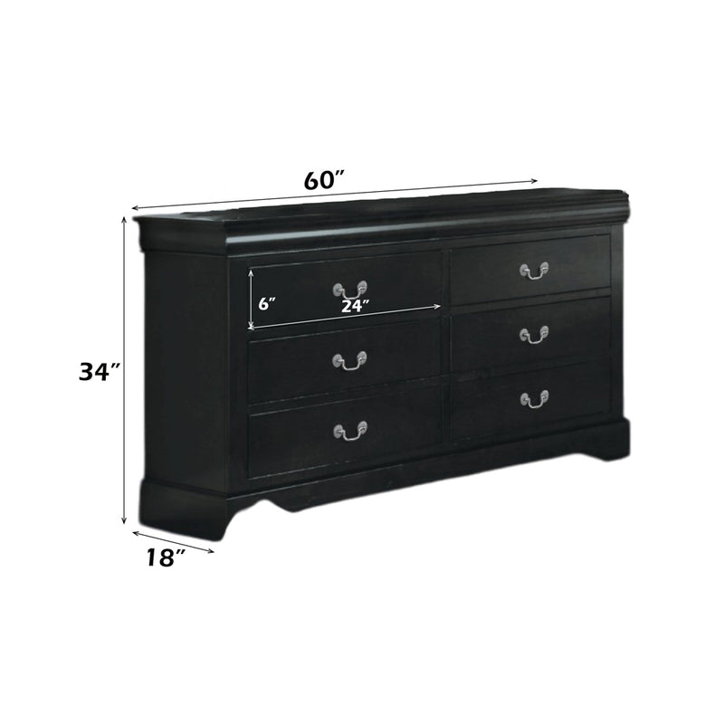 Louis Philippe III Dresser & Mirror