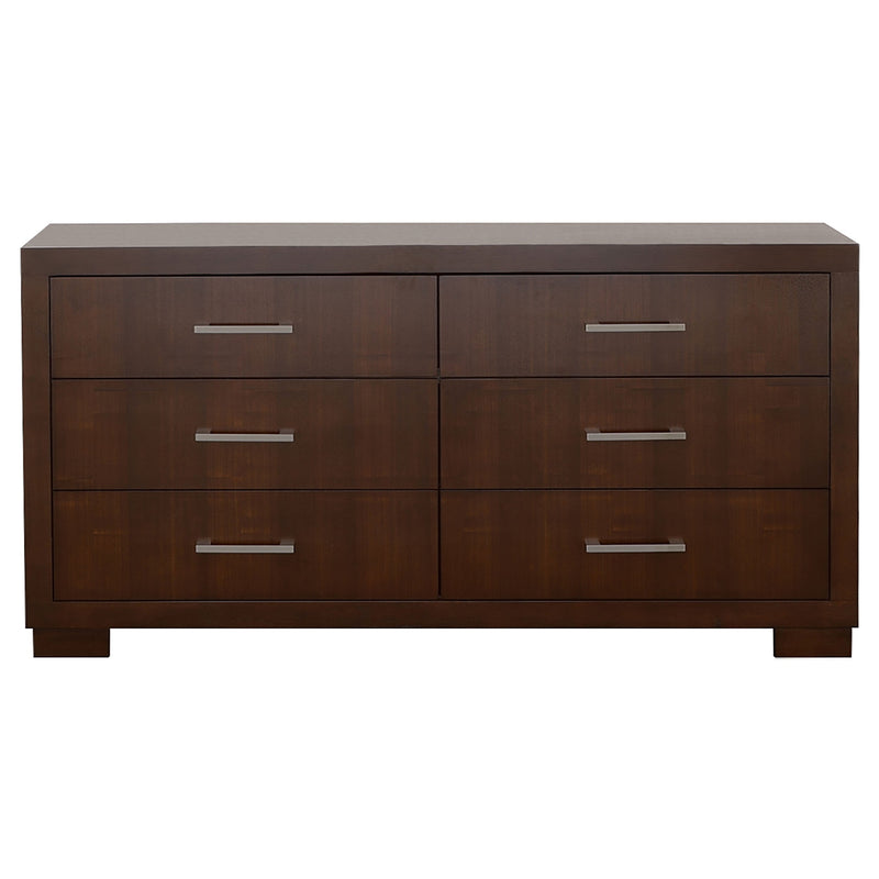 Jessica LED Bedroom Set Cappuccino