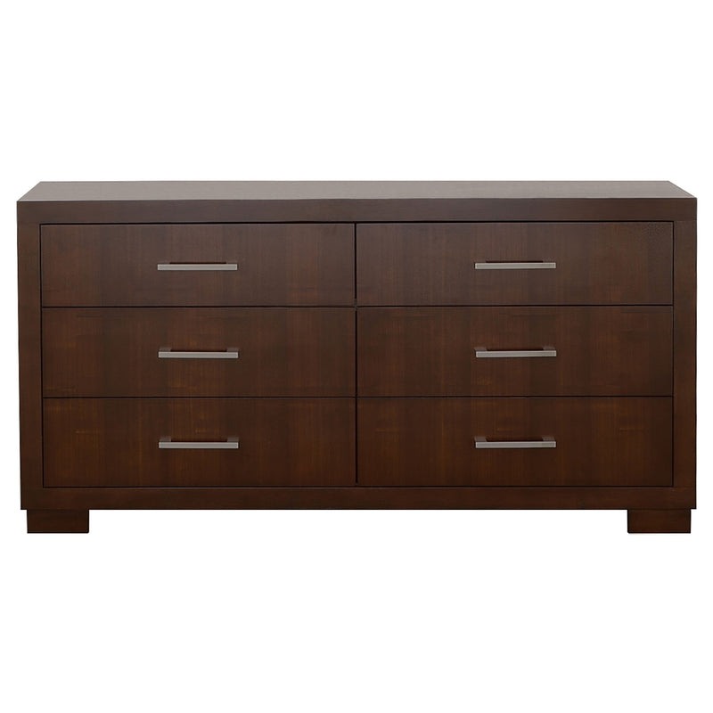 Jessica LED Bedroom Set Cappuccino
