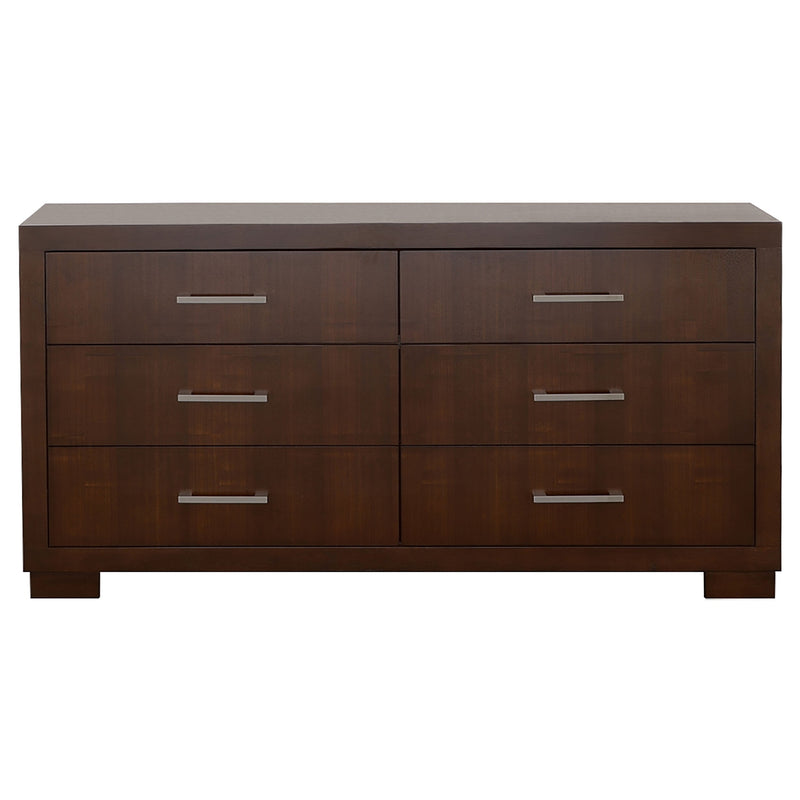 Jessica LED Bedroom Set Cappuccino