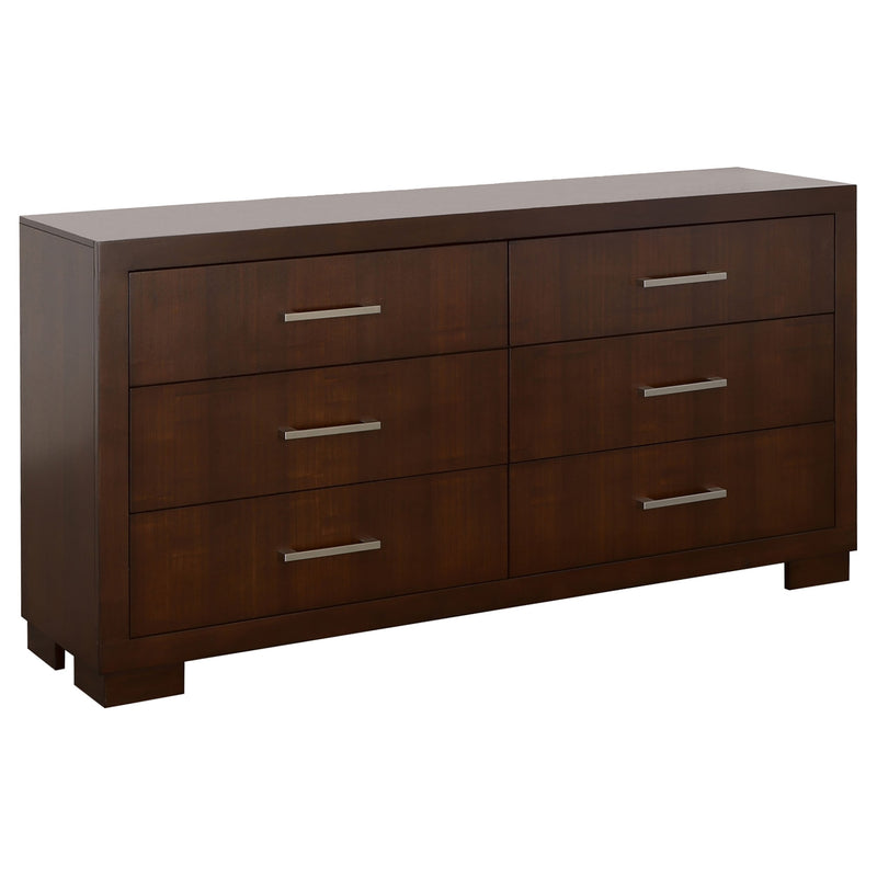 Jessica LED Bedroom Set Cappuccino