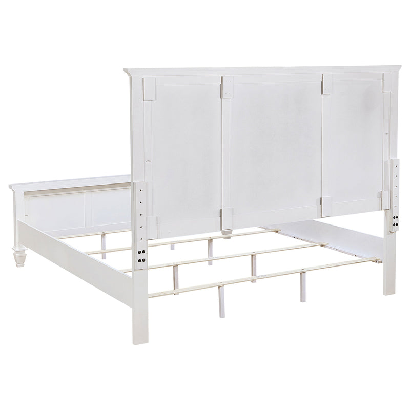 Sandy Beach Bedroom Set Cream White