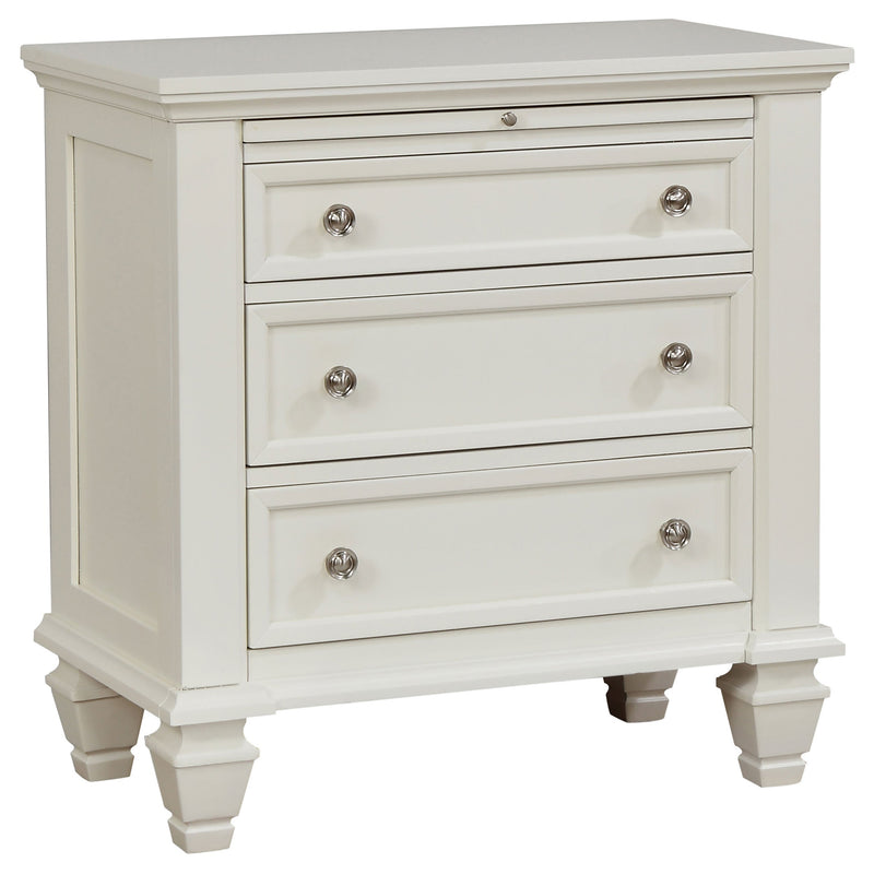 Sandy Beach Bedroom Set Cream White