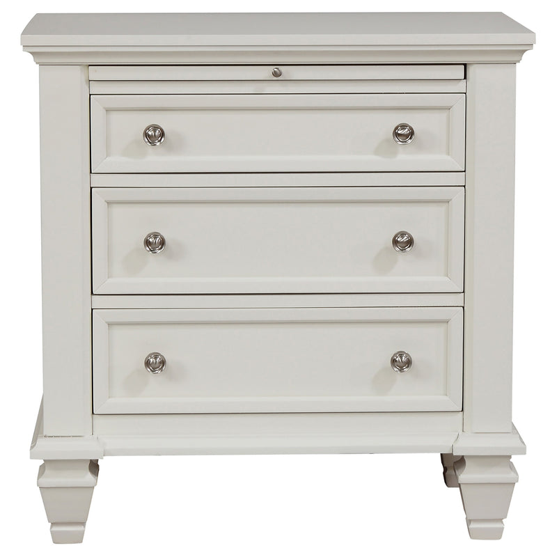 Sandy Beach Bedroom Set Cream White