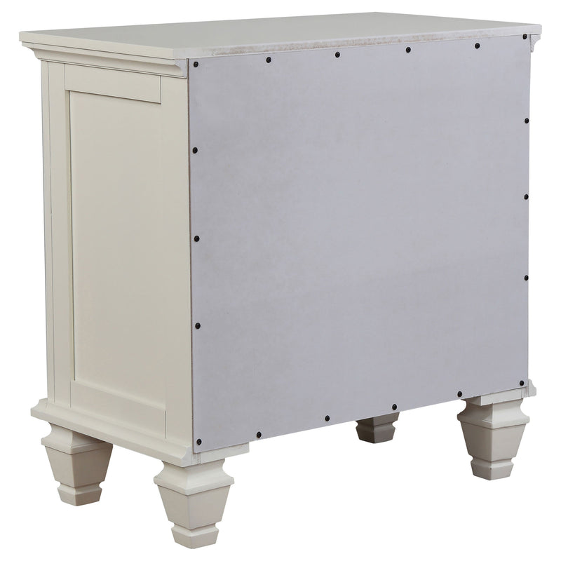 Sandy Beach Bedroom Set Cream White