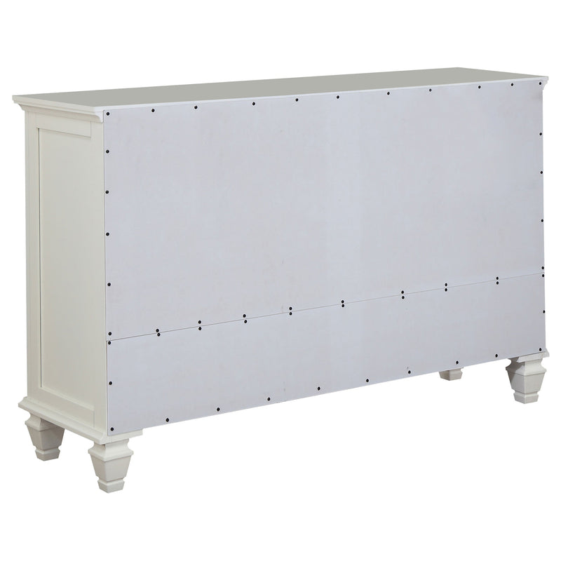 Sandy Beach Bedroom Set Cream White